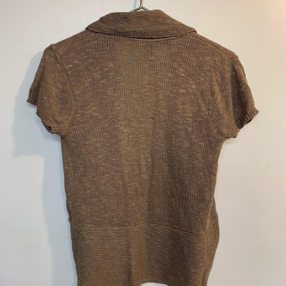 Tan cardigan size medium - Picture 3 of 3
